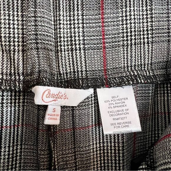 Candies Women’s Plaid slacks with pockets small - Picture 4 of 8